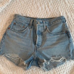 Levi’s 501 original denim shorts